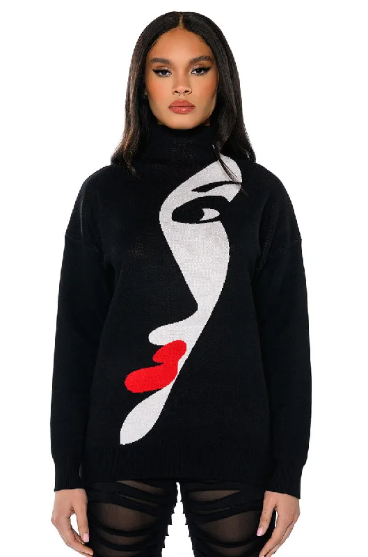 REFLECTIONS LONG SLEEVE SWEATER