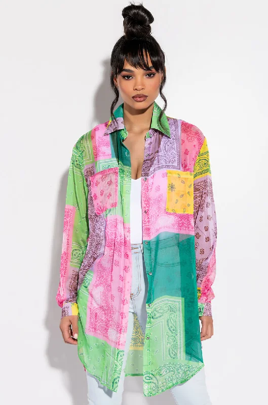 BANDANA POPSICLE LONG SHIRT