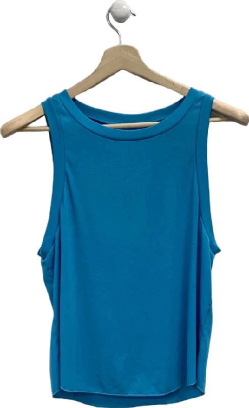 Blue Sleeveless Top UK L