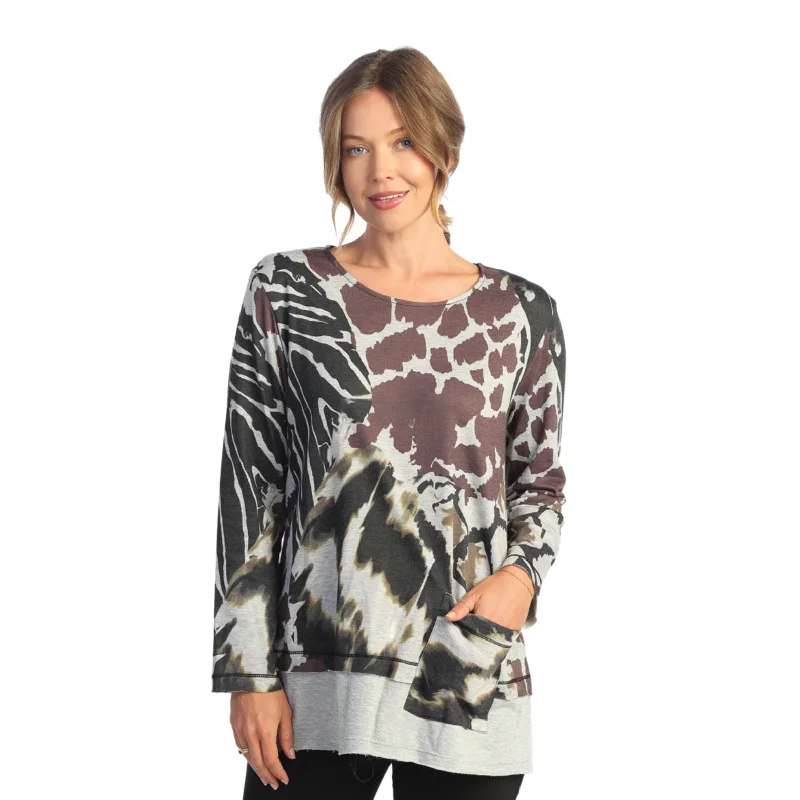 Jess & Jane "Savannah" Sublimation Boxy Top - SF3-1776