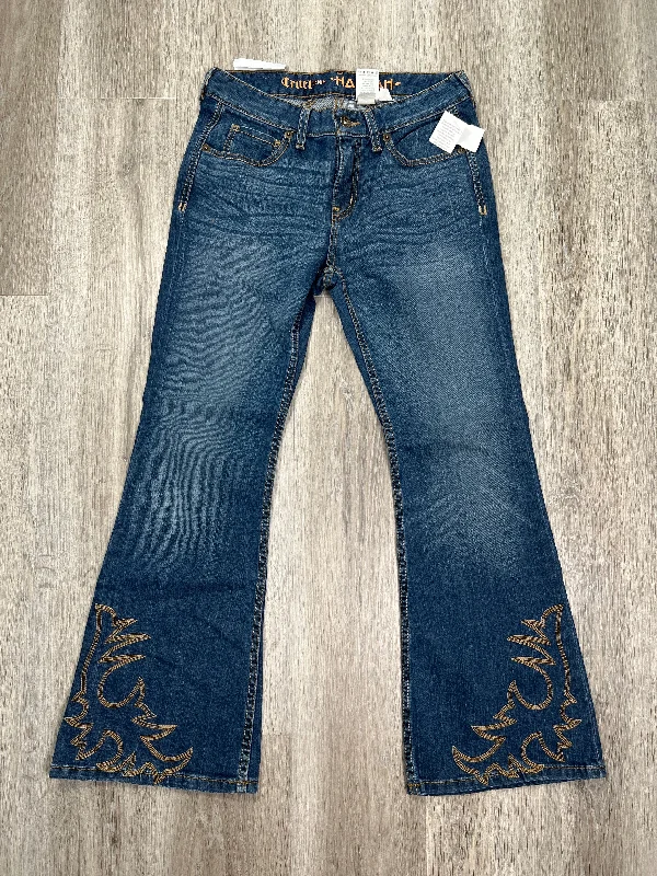 Jeans Flared By Hannah In Blue Denim, Size: 8