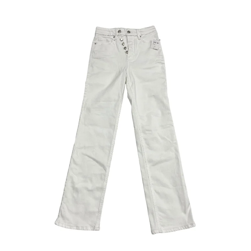 Jeans Straight By Good American In White, Size: 6