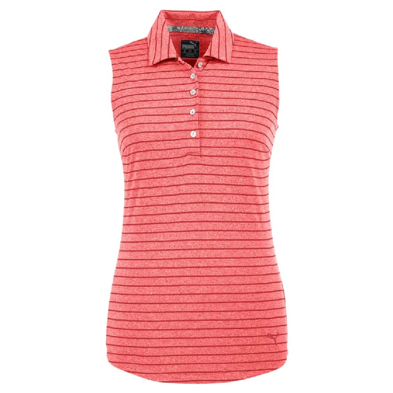 Puma - Women's Rotation Stripe Sleeveless Polo (597222 05)