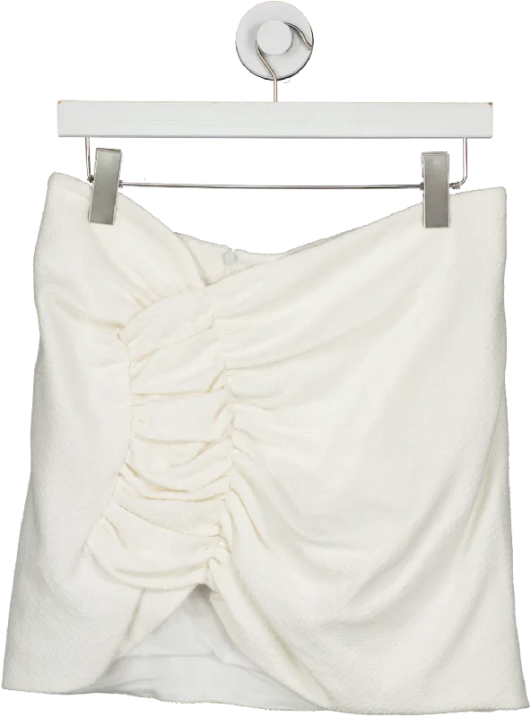 THE MANNEI Cream The Mannei Wishaw Skirt UK 10