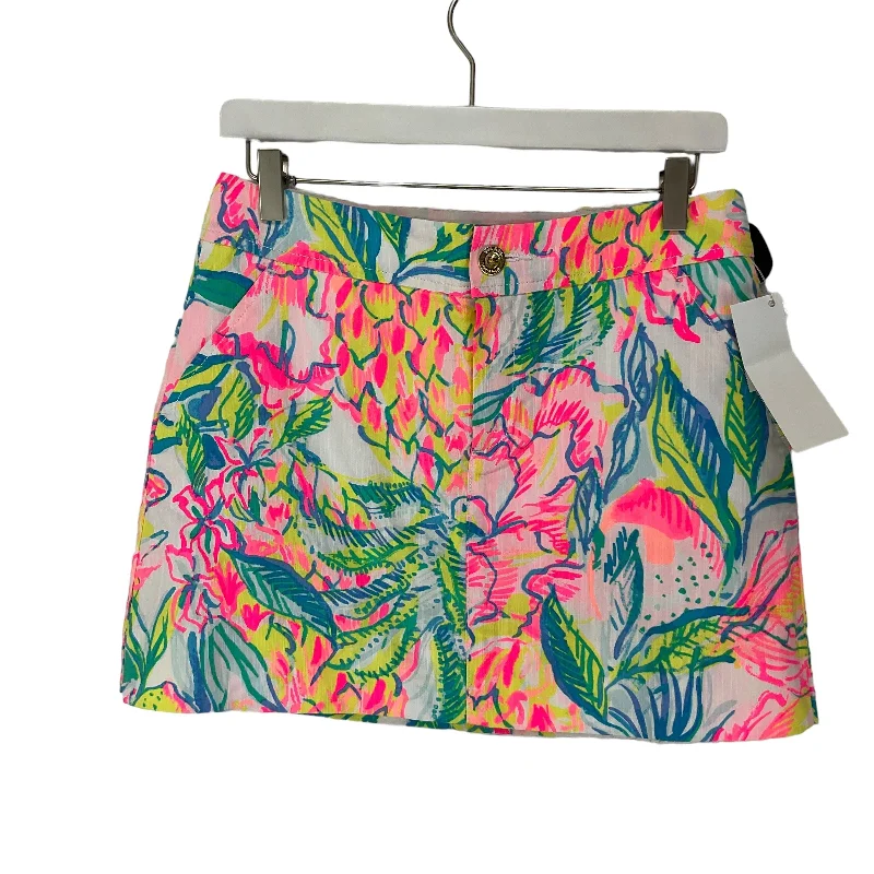 White & Yellow Skort Designer Lilly Pulitzer, Size Xs