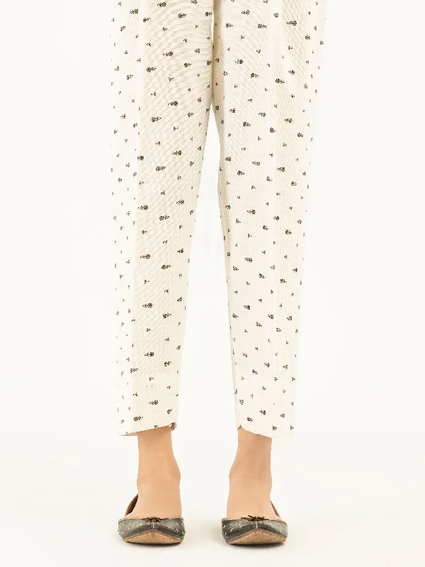 Printed Khadar Trousers(Pret)