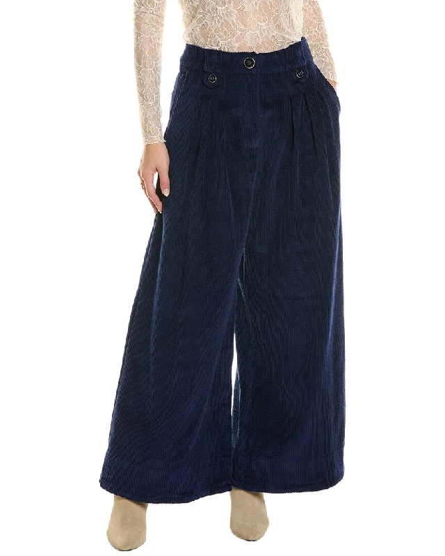 FARM Rio Low-Rise Corduroy Pant