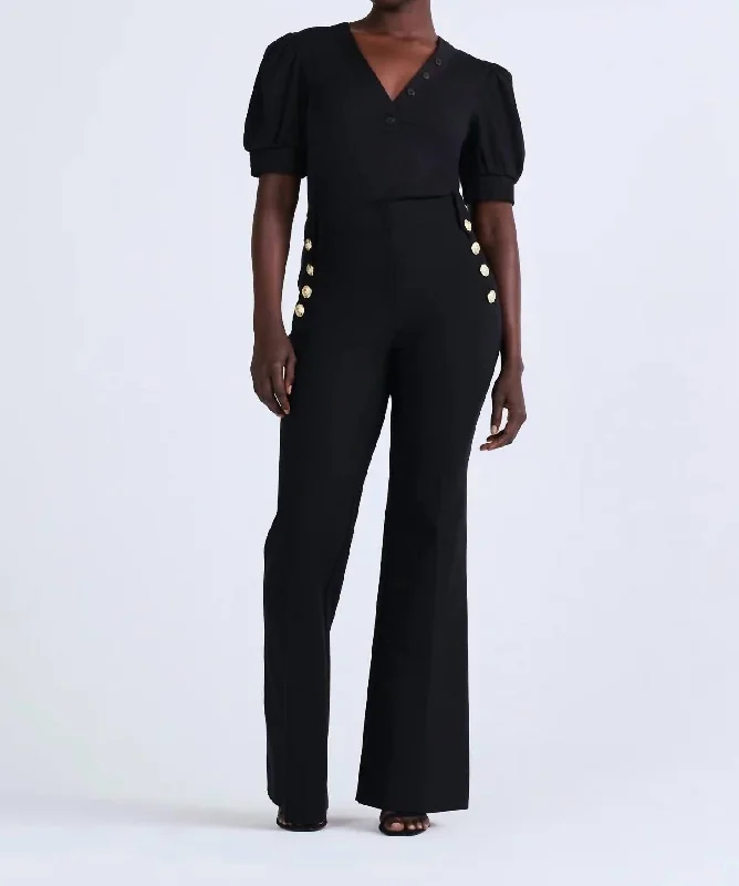 Robertson Flare Trousers In Black