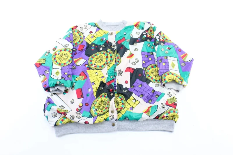 90's Casino Gambling Reversible Jacket