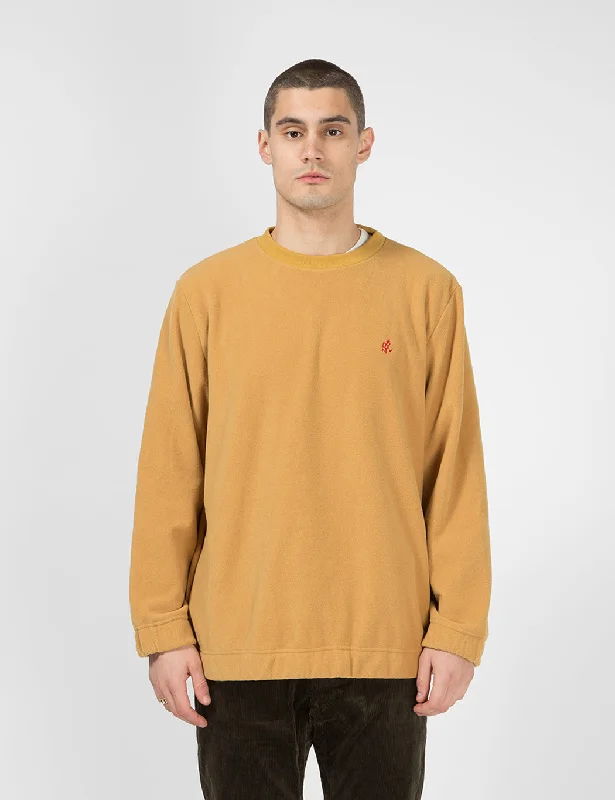 Gramicci Fleece Crew Neck Sweat - Mustard