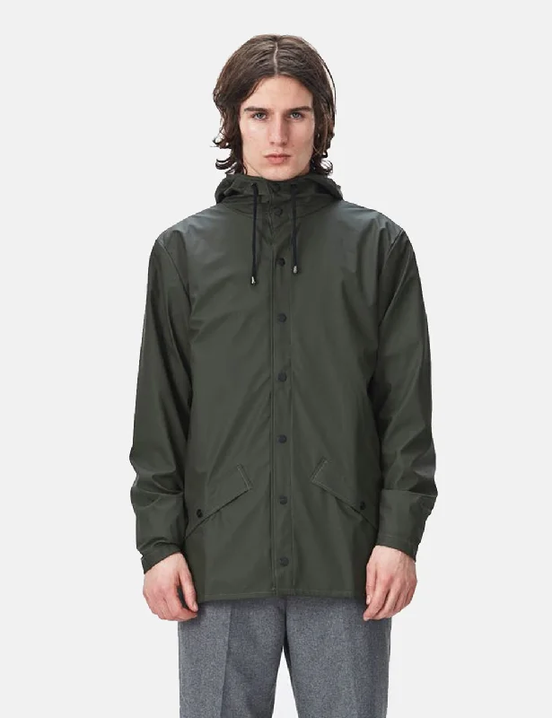 Rains Jacket - Olive Green