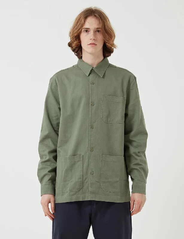 SCRT Worker Shirt Jacket - Washed Green