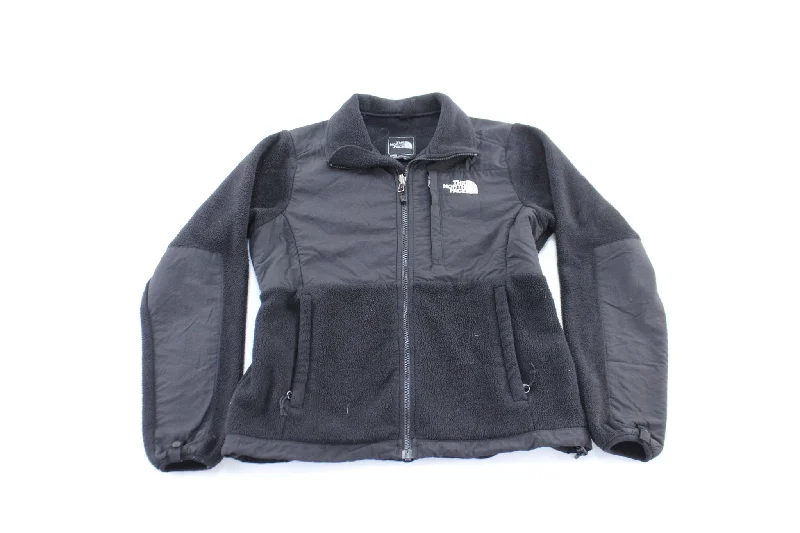 The North Face Embroidered Logo Black Zip Up Jacket