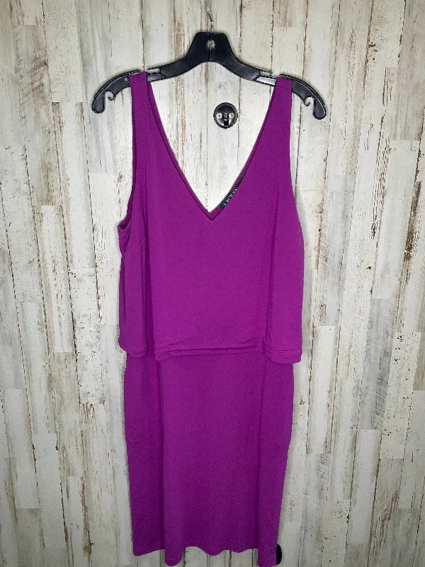 Dress Party Midi By Lauren By Ralph Lauren  Size: Xl