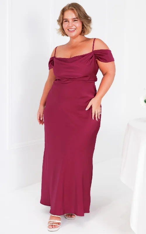 Evangelista Maxi Dress - Plum