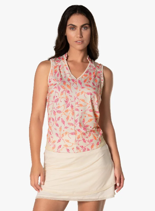 Shockin' Bloom Tie Back Tank