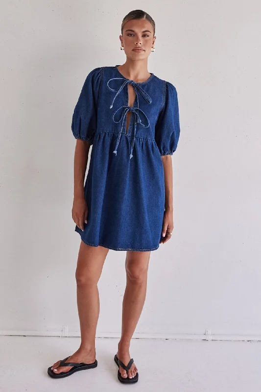 Dulcie Dress (Dark Blue)