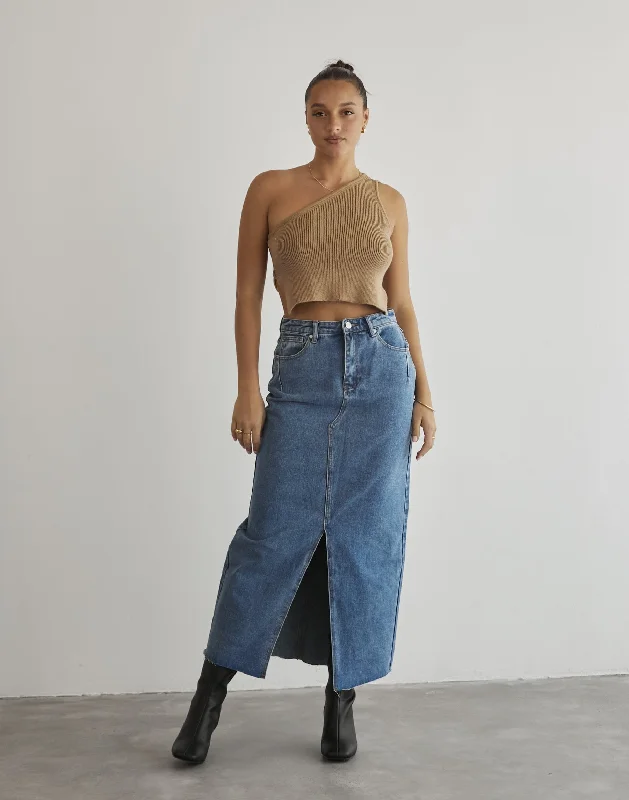 Sonya Crop Top (Tan)